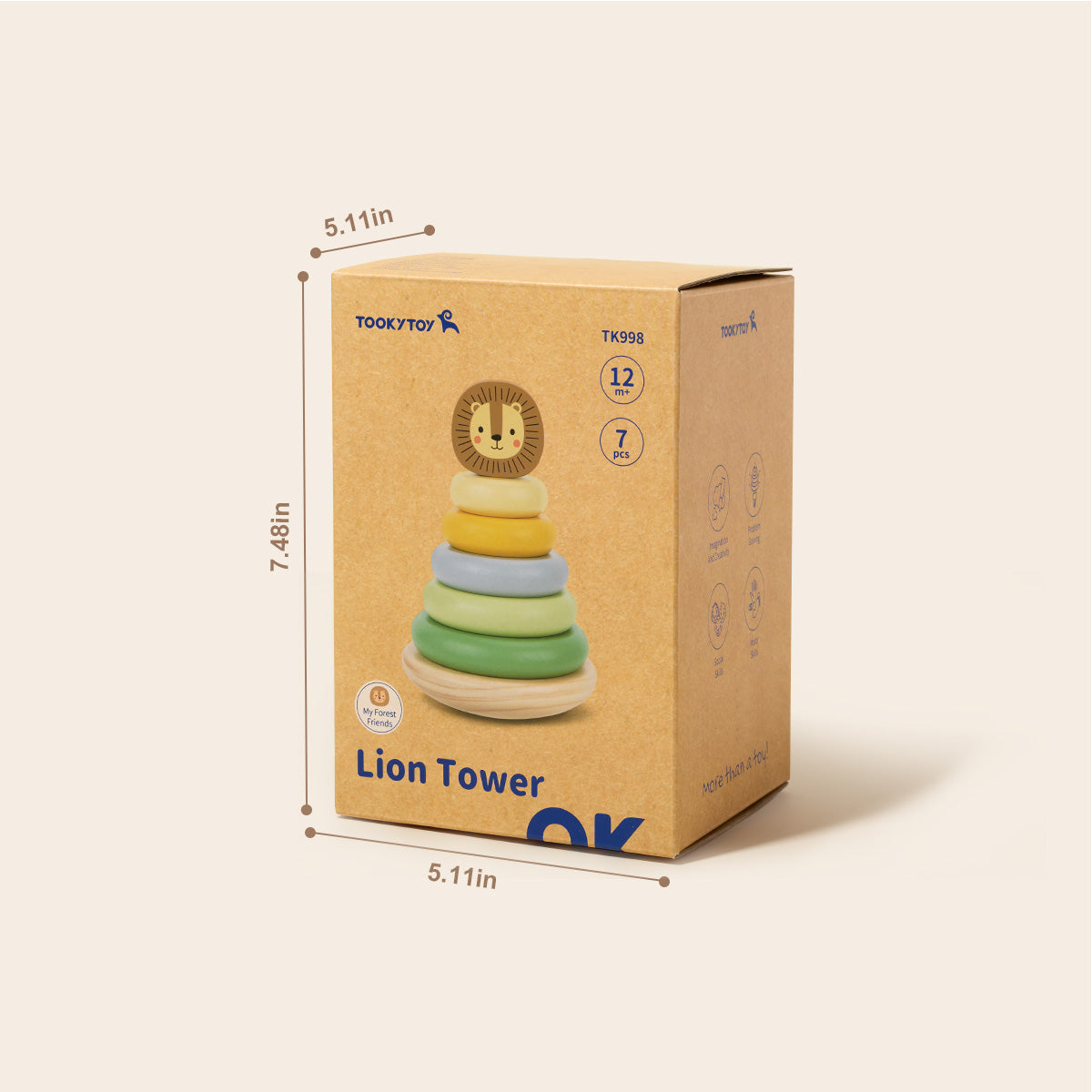 TOOKY TOY Lion Tower---TK998