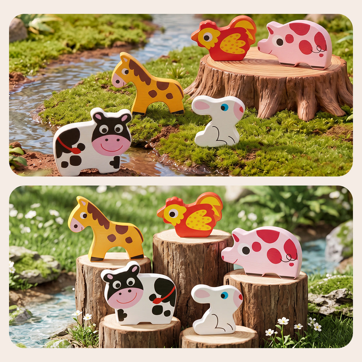 TOOKY TOY Nesting Box - Farm---TKF053