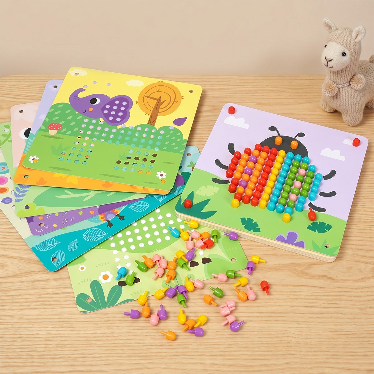 TOOKY TOY Pattern Pegs - Small---TL002