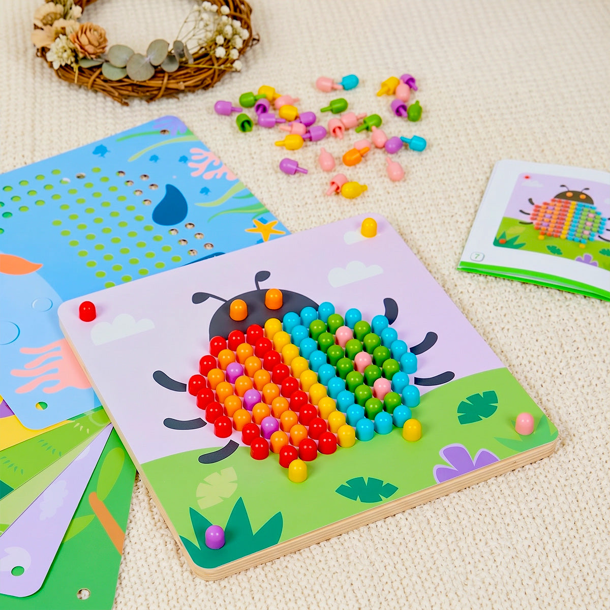 TOOKY TOY Pattern Pegs - Small---TL002