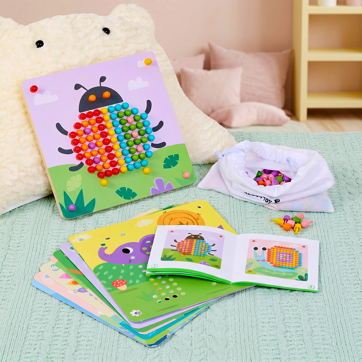 TOOKY TOY Pattern Pegs - Small---TL002