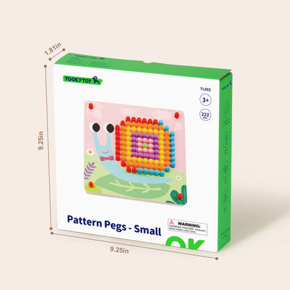 TOOKY TOY Pattern Pegs - Small---TL002