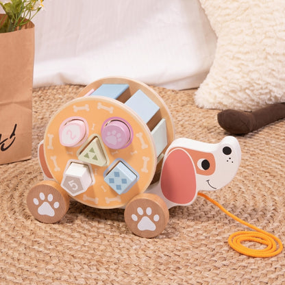 TOOKY TOY Pull Along - Hedgehog---TL033N