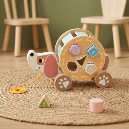 TOOKY TOY Pull Along - Hedgehog---TL033N