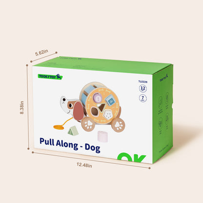 TOOKY TOY Pull Along - Hedgehog---TL033N