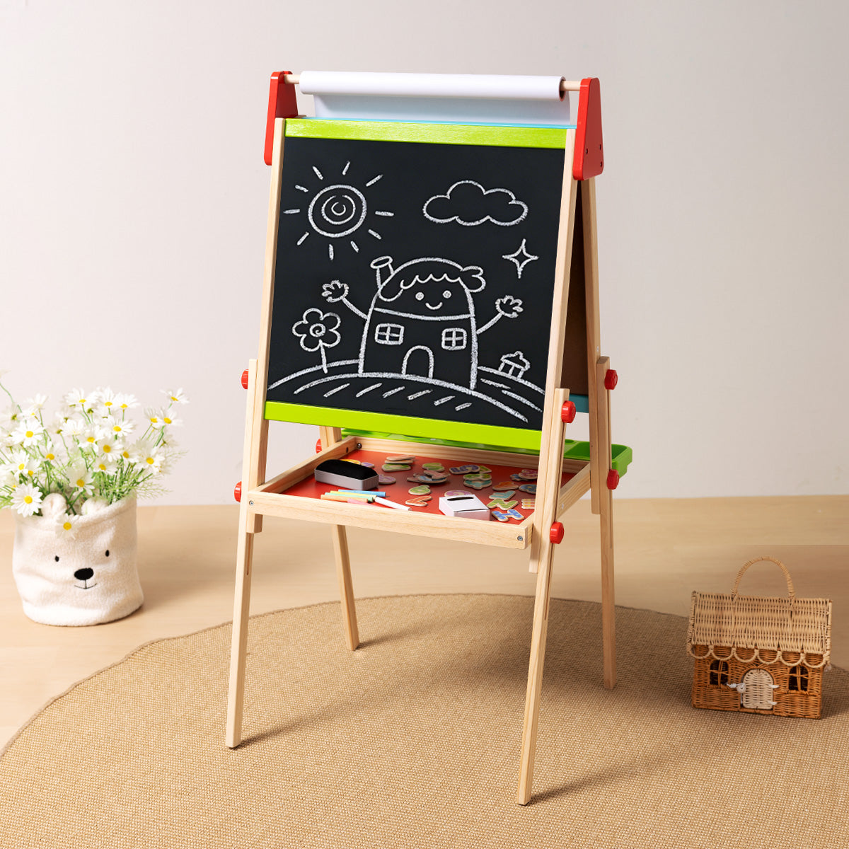 TOOKYTOY Deluxe Standing Art Easel---TL114