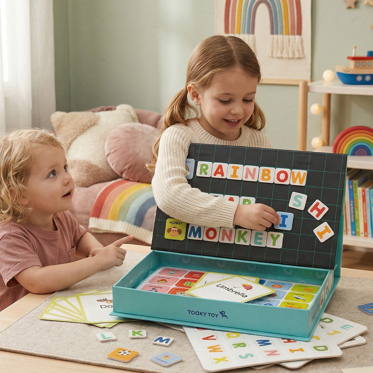 TOOKY TOY Magnetic Box-Alphabet---TL643A
