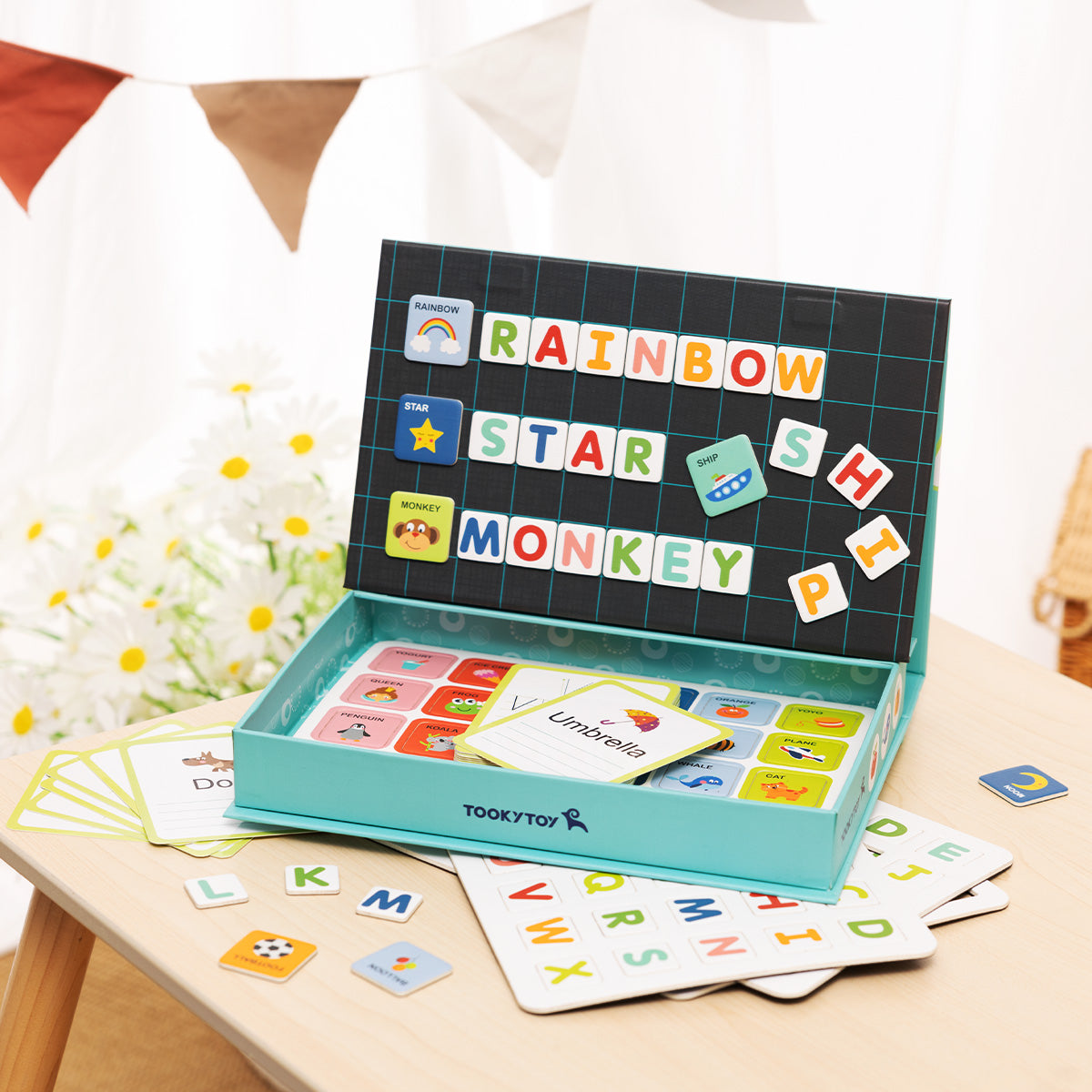 TOOKY TOY Magnetic Box-Alphabet---TL643A