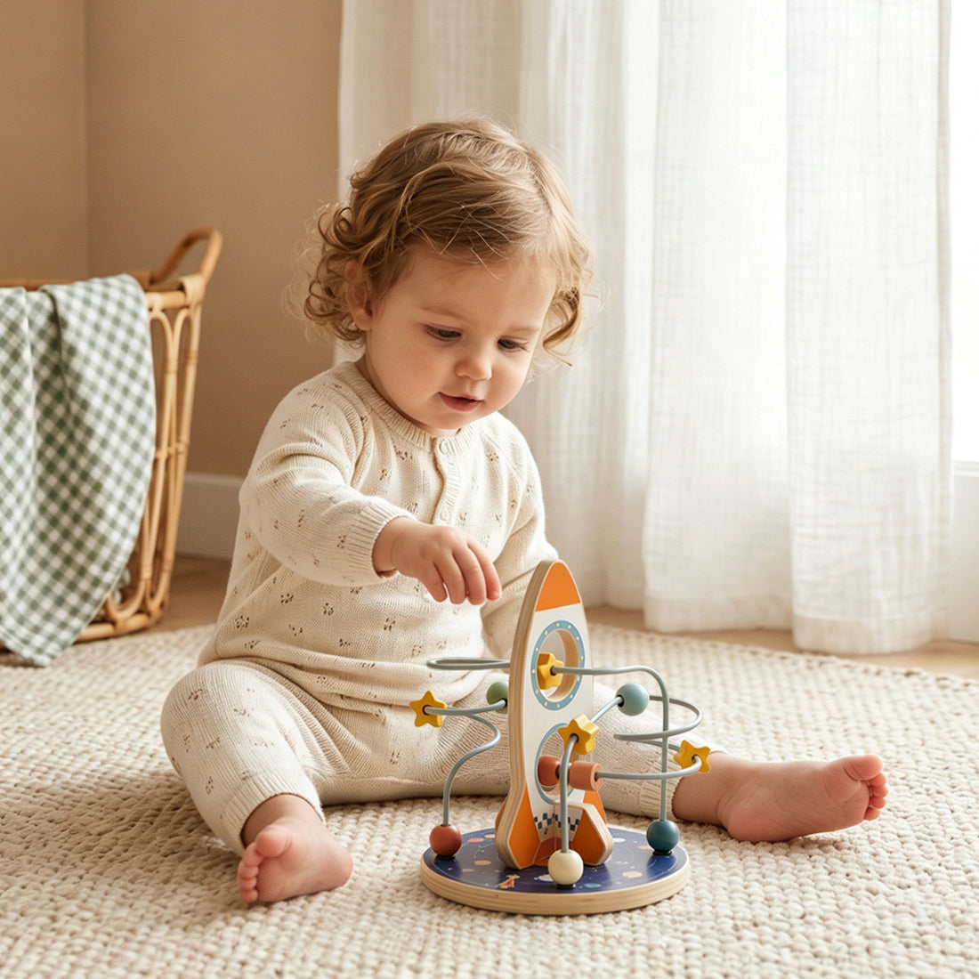 TOOKY TOY Rocket Beads Maze---TP058