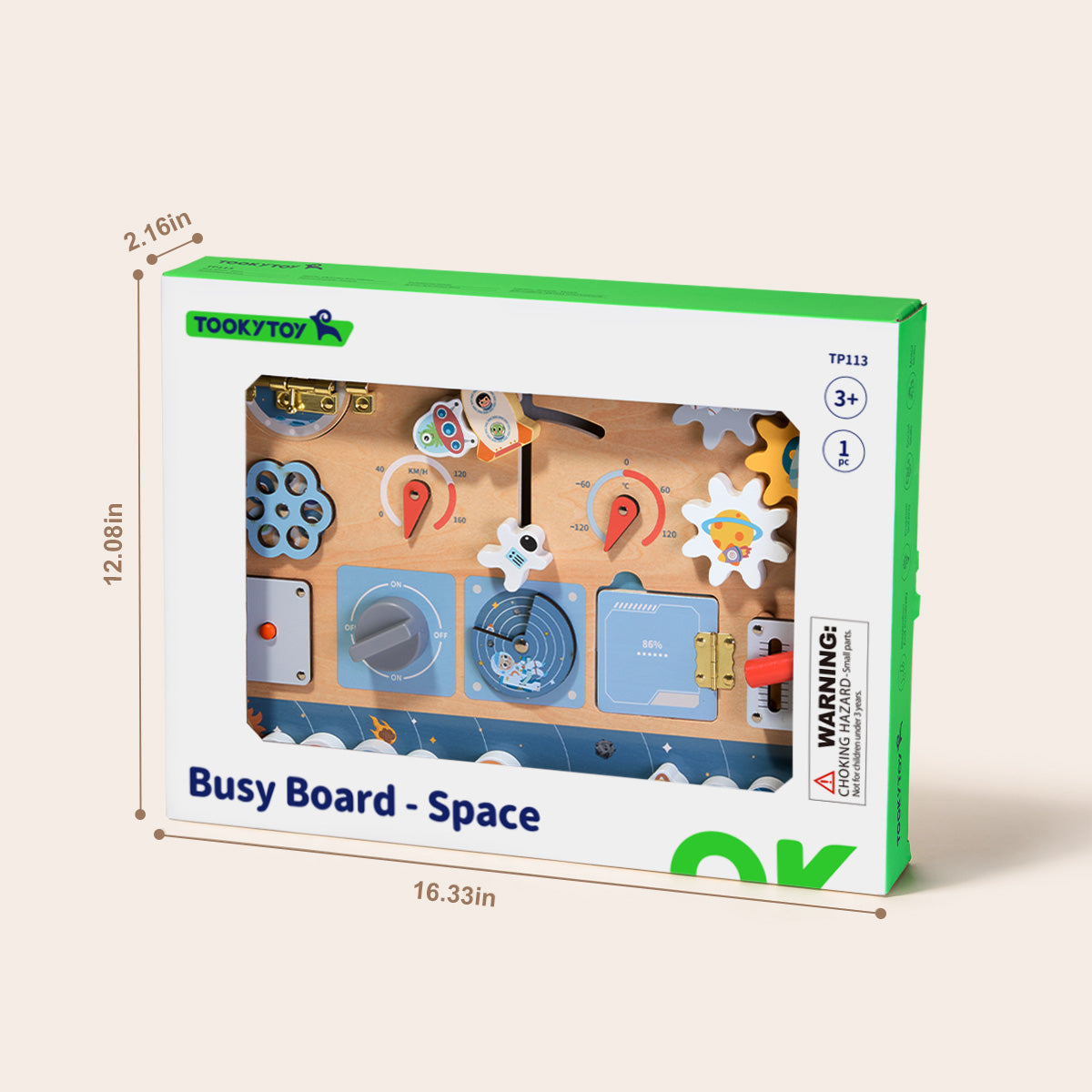 TOOKY TOY Busy Board - Space---TP113