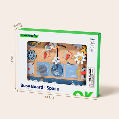 TOOKY TOY Busy Board - Space---TP113