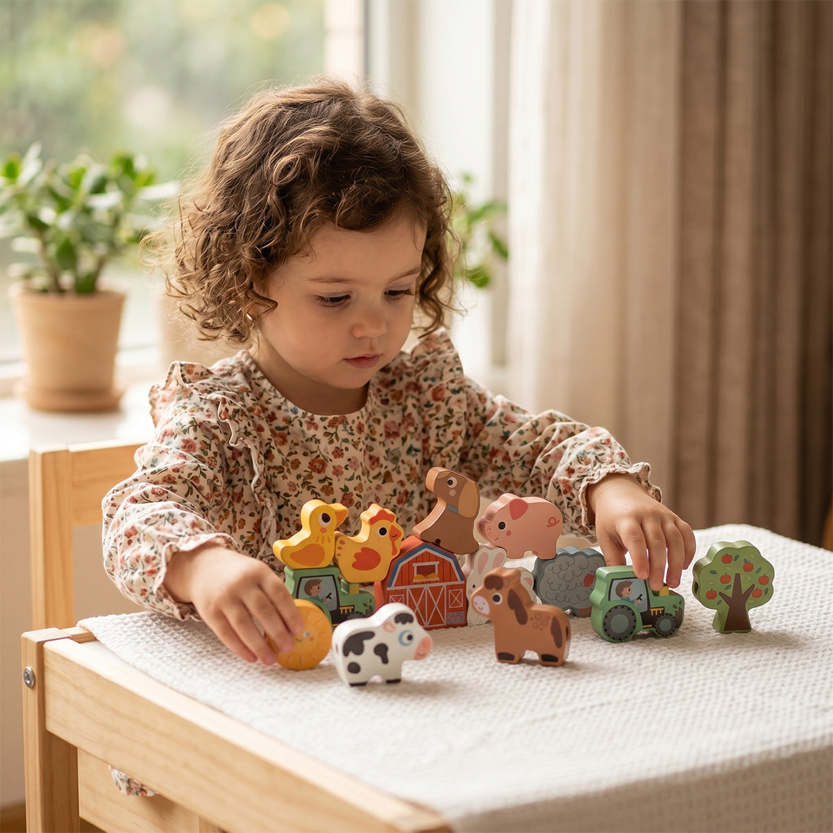 TOOKY TOY Lacing Farm---TP512