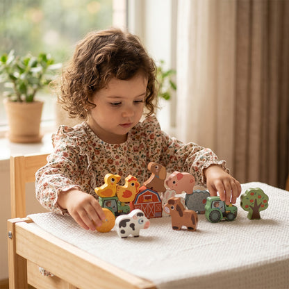 TOOKY TOY Lacing Farm---TP512