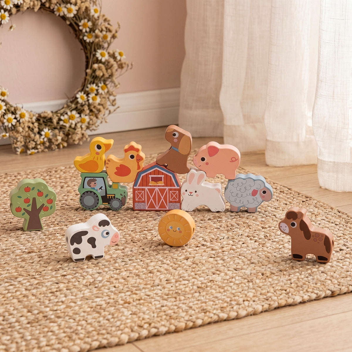 TOOKY TOY Lacing Farm---TP512