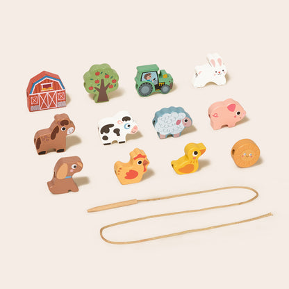 TOOKY TOY Lacing Farm---TP512