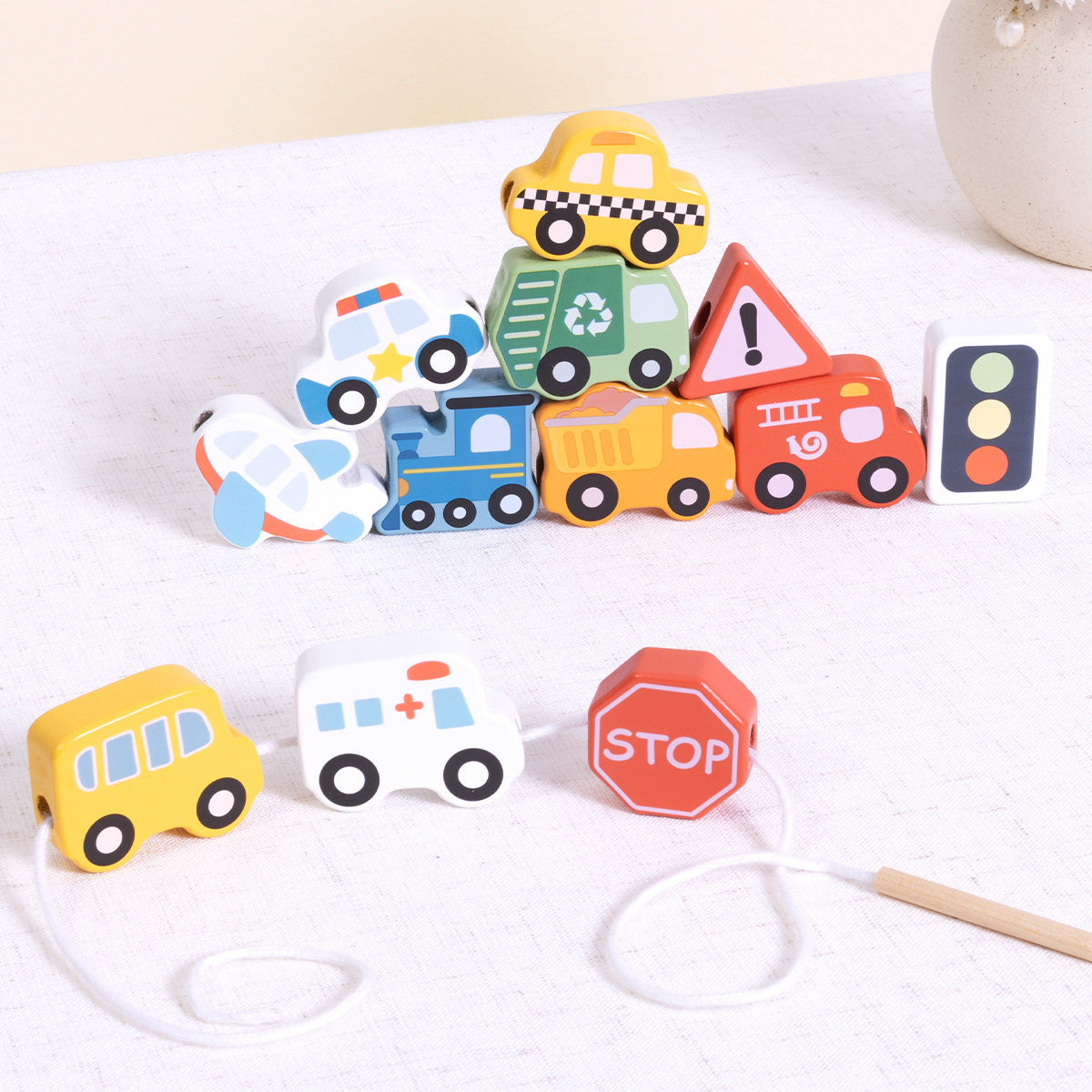 TOOKYTOY Lacing Transportation---TP513