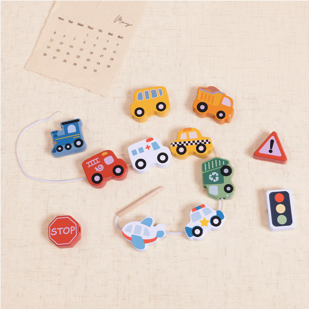 TOOKYTOY Lacing Transportation---TP513