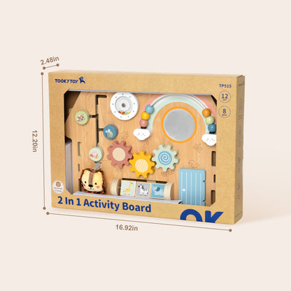 TOOKYTOY 2 In 1 Activity Board---TP515