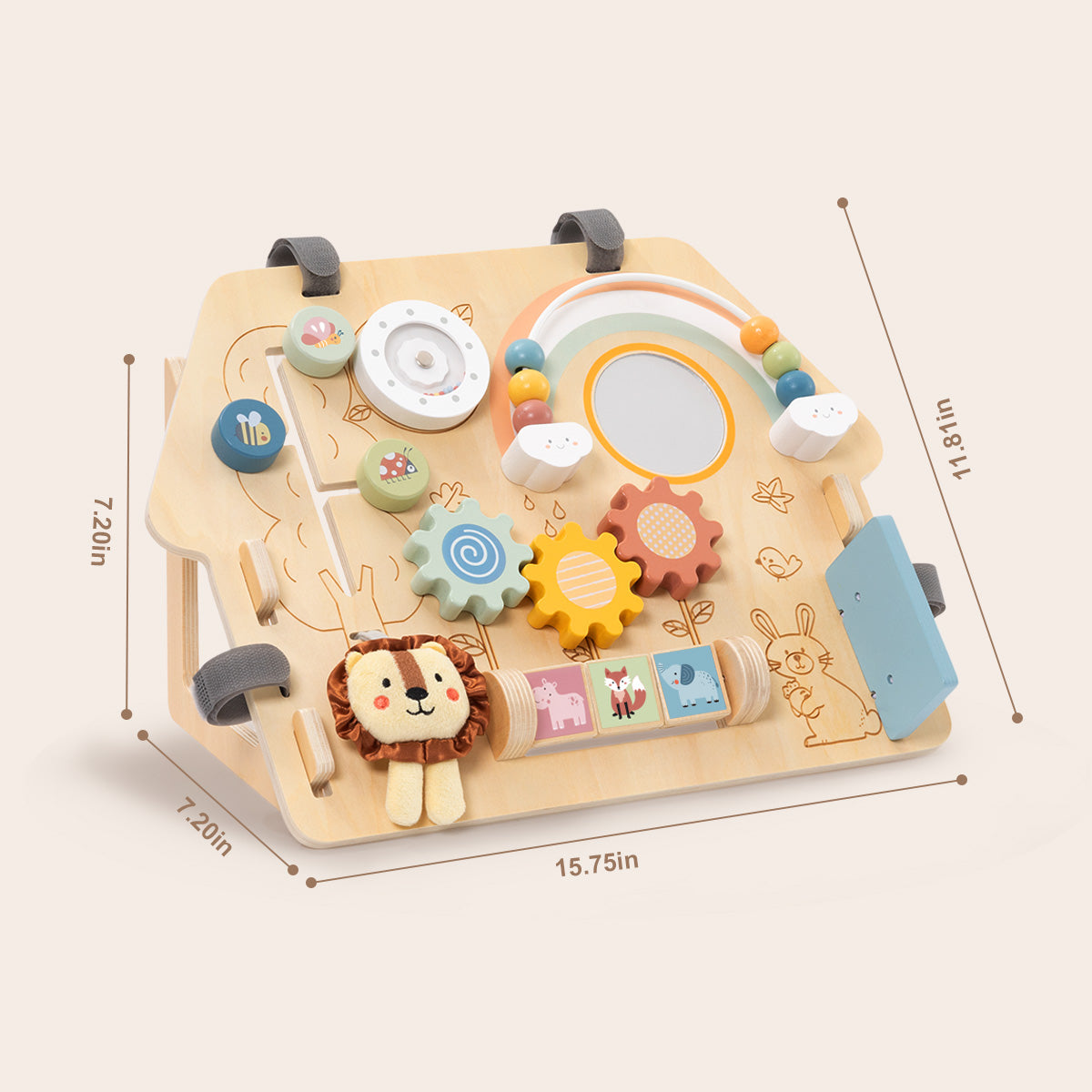 TOOKYTOY 2 In 1 Activity Board---TP515