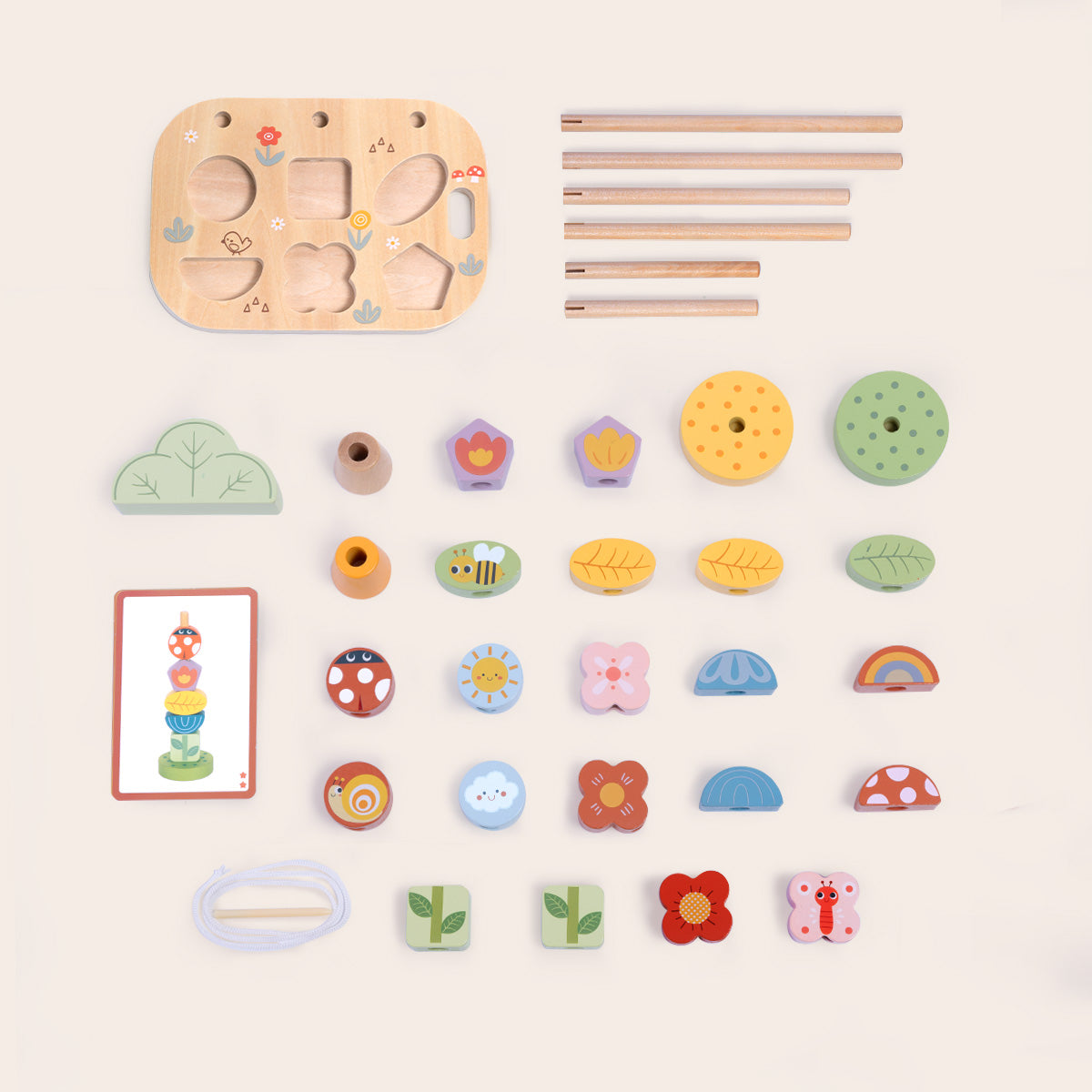 TOOKYTOY Garden Stacking Set---TP517