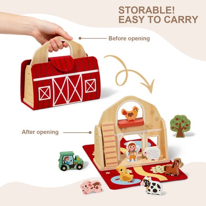 TOOKY TOY Farm Play Set---TP518