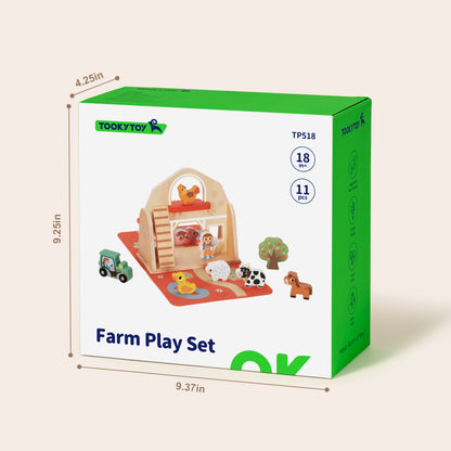 TOOKY TOY Farm Play Set---TP518