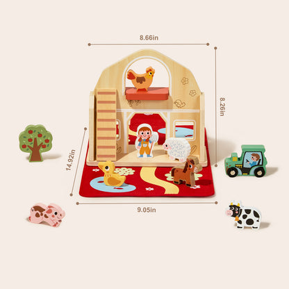 TOOKY TOY Farm Play Set---TP518