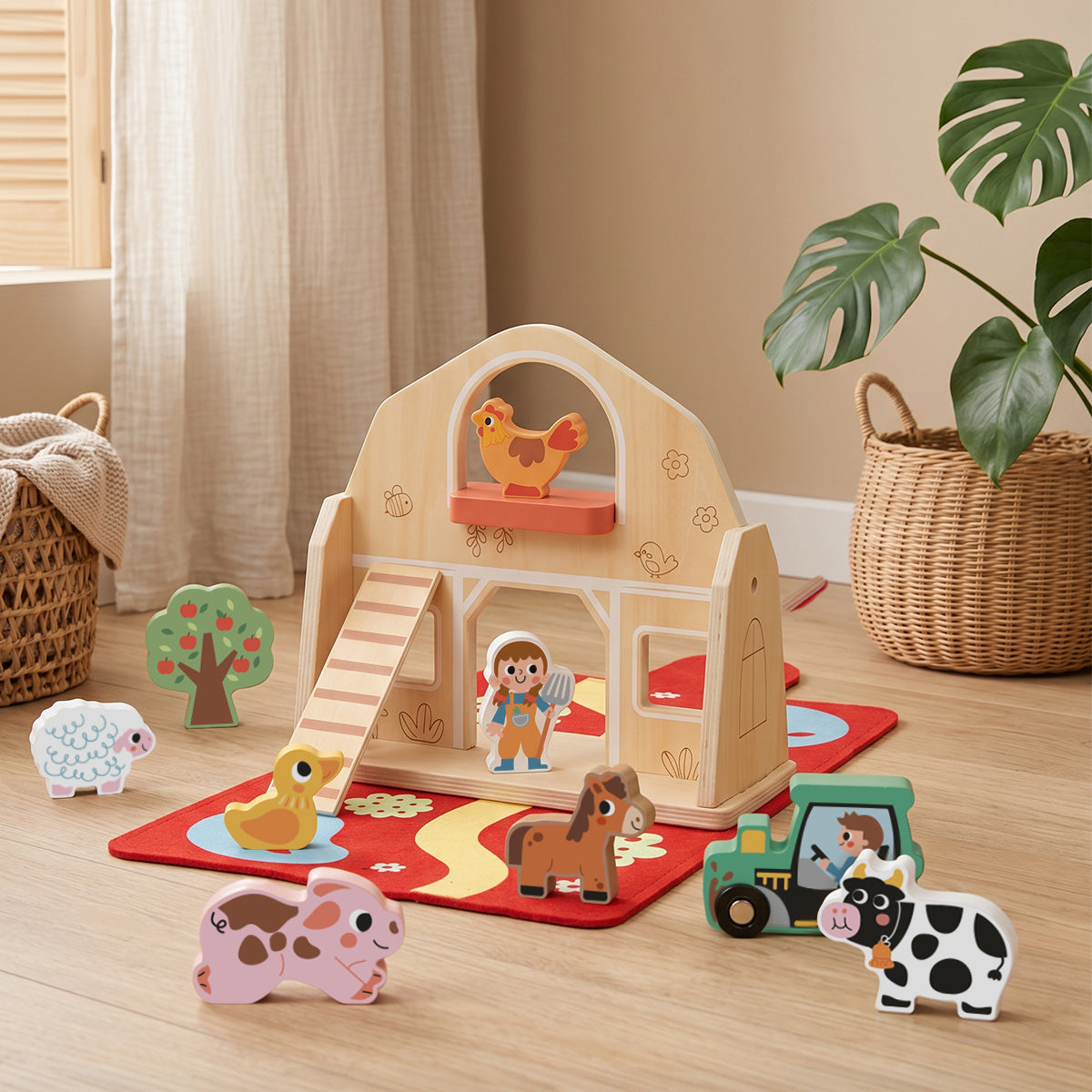 TOOKY TOY Farm Play Set---TP518