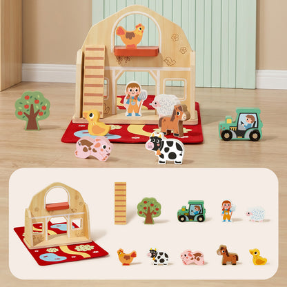 TOOKY TOY Farm Play Set---TP518