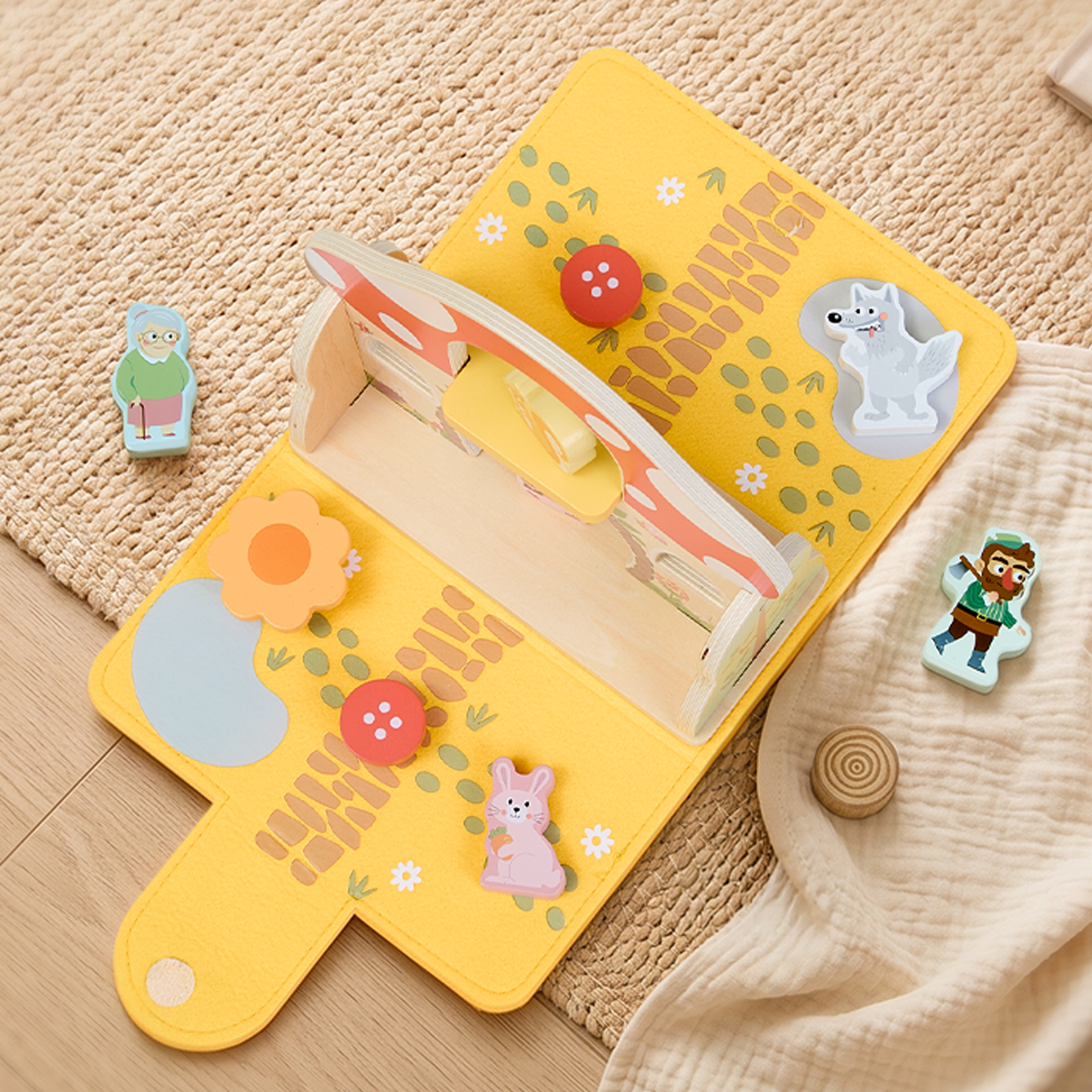 TOOKY TOY Little Red Riding Hood Play Set---TP519