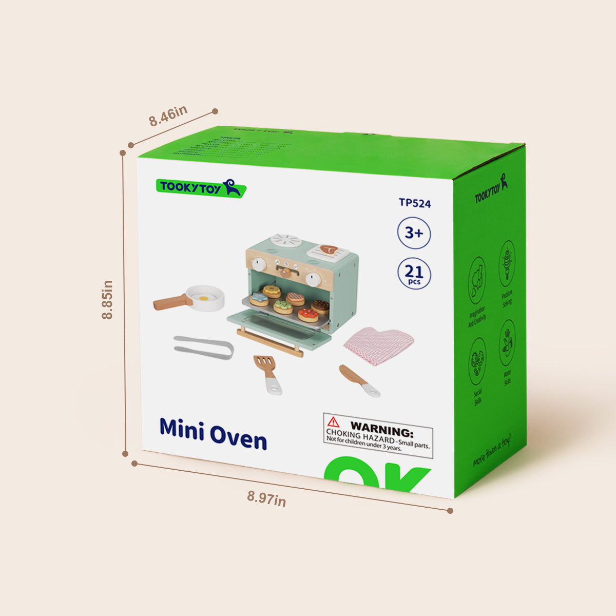 TOOKY TOY Mini Oven---TP524
