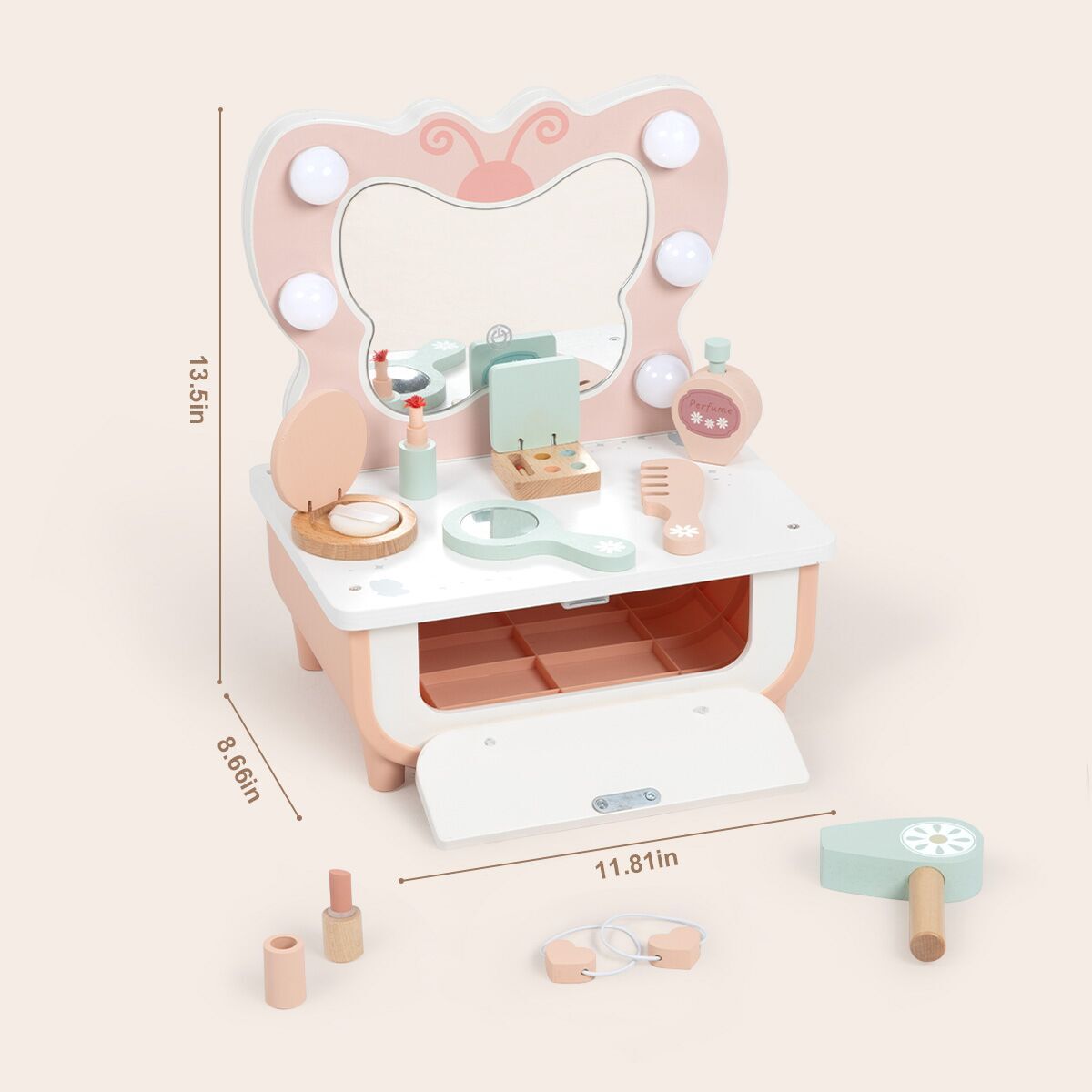 TOOKYTOY Dressing Table - Butterfly---TP528