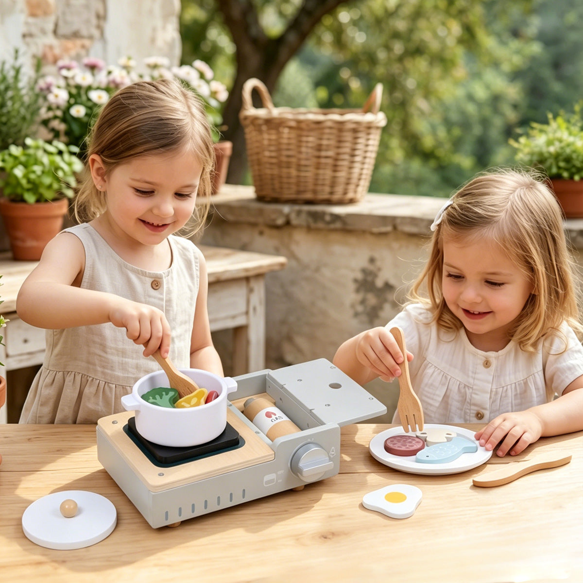 TOOKY TOY Camping Stove Set---TP529