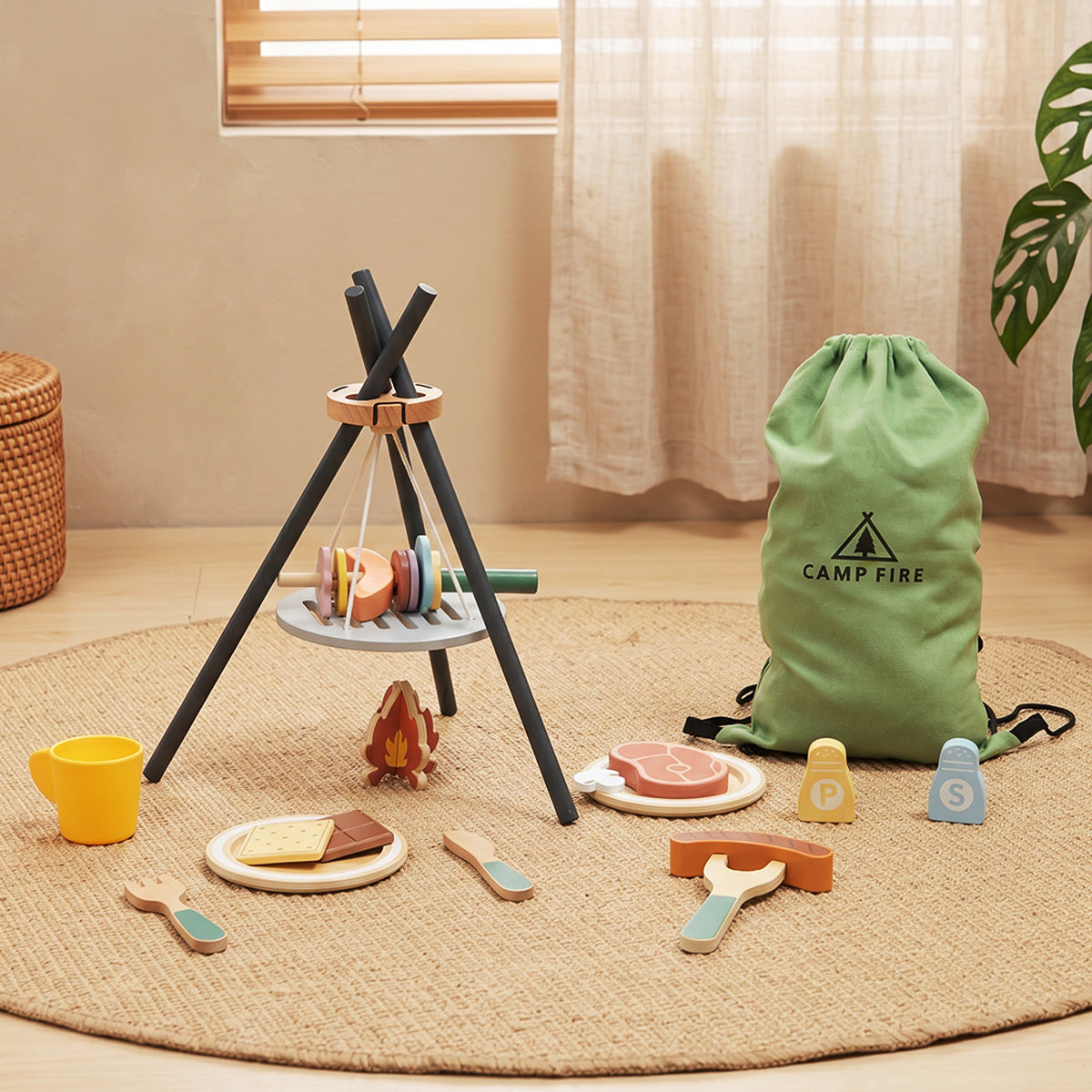 TOOKY TOY Camping Set---TP535