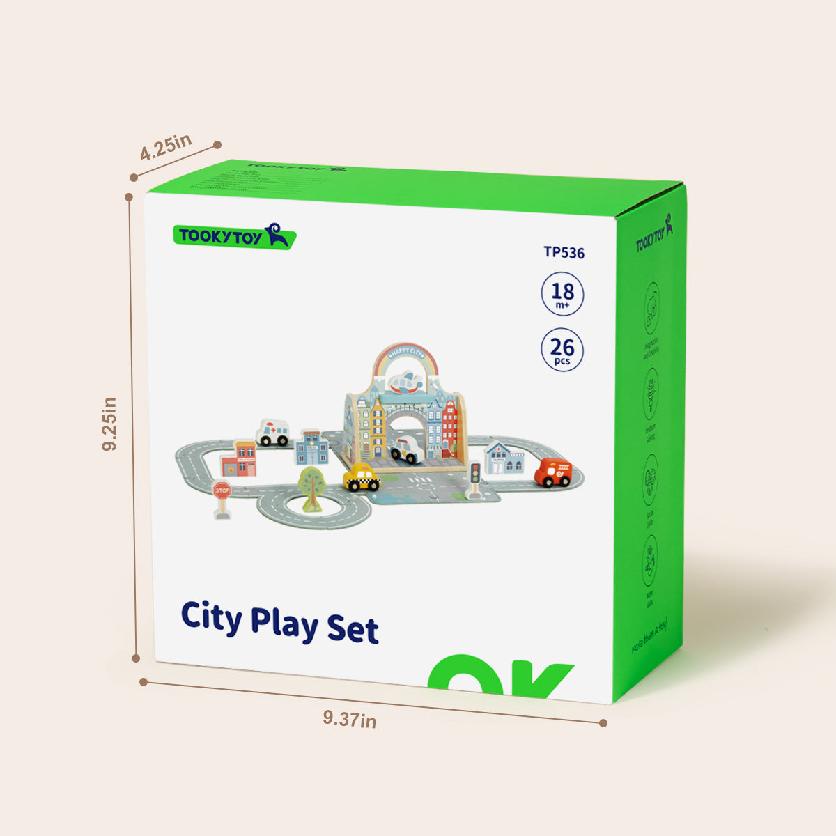 TOOKY TOY Felt City---TP536