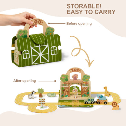 TOOKY TOY Felt Zoo--TP537