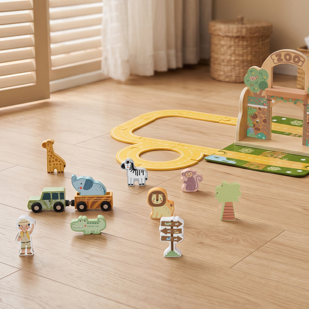 TOOKY TOY Felt Zoo--TP537