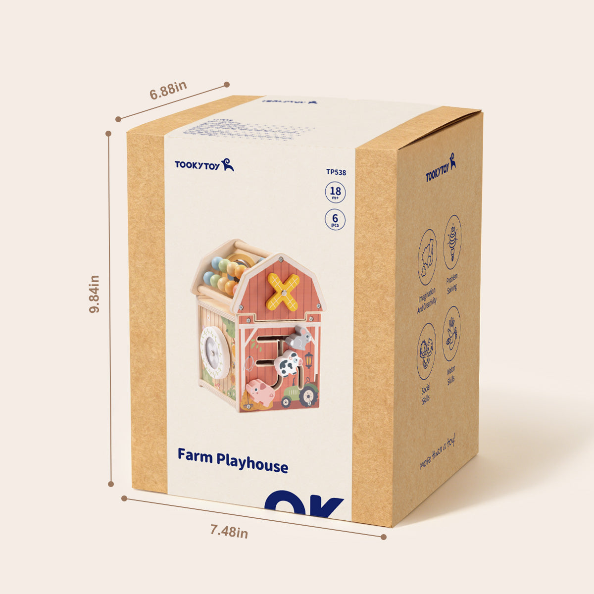 TOOKY TOY Farm Playhouse---TP538