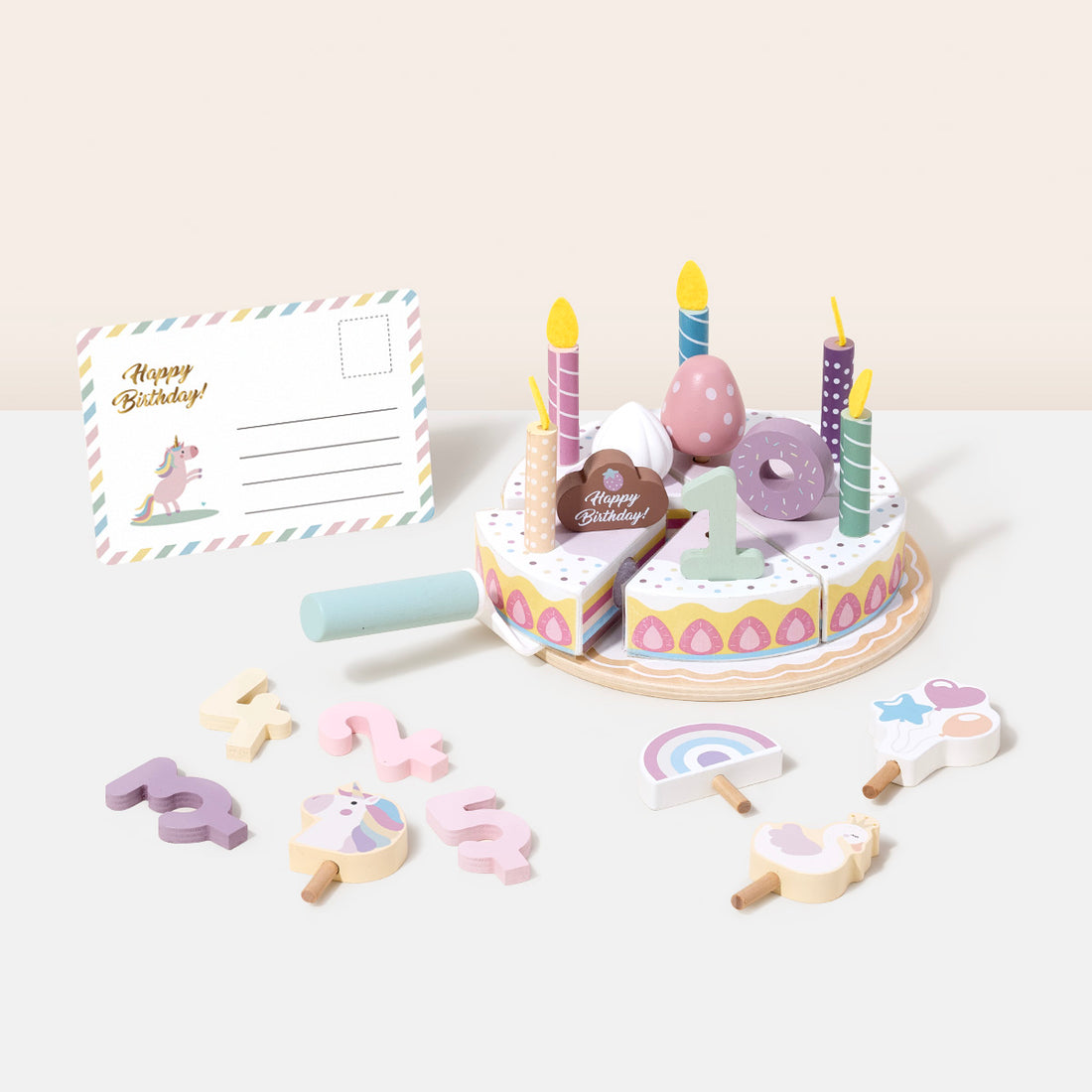 TOOKY TOY Birthday Cake Set---TP541