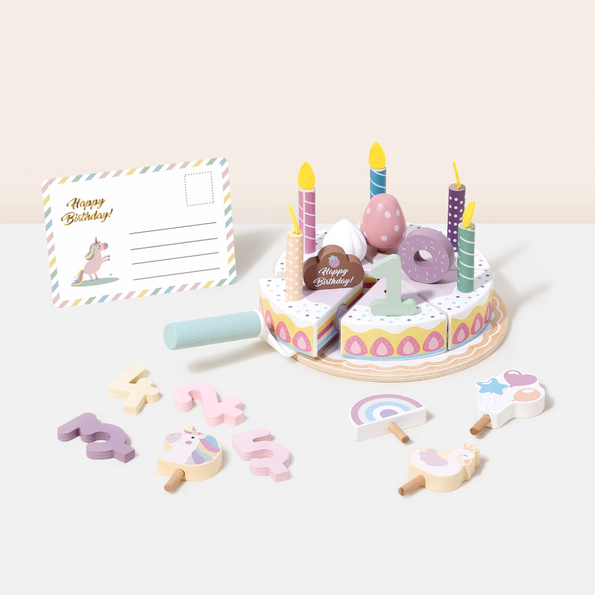 TOOKY TOY Birthday Cake Set---TP541