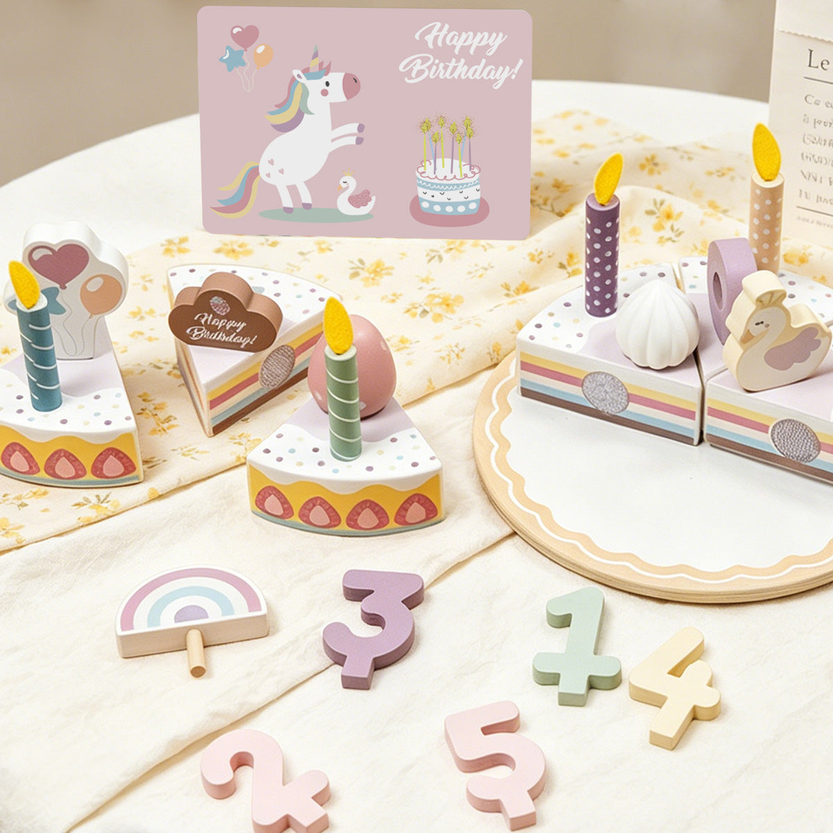TOOKY TOY Birthday Cake Set---TP541