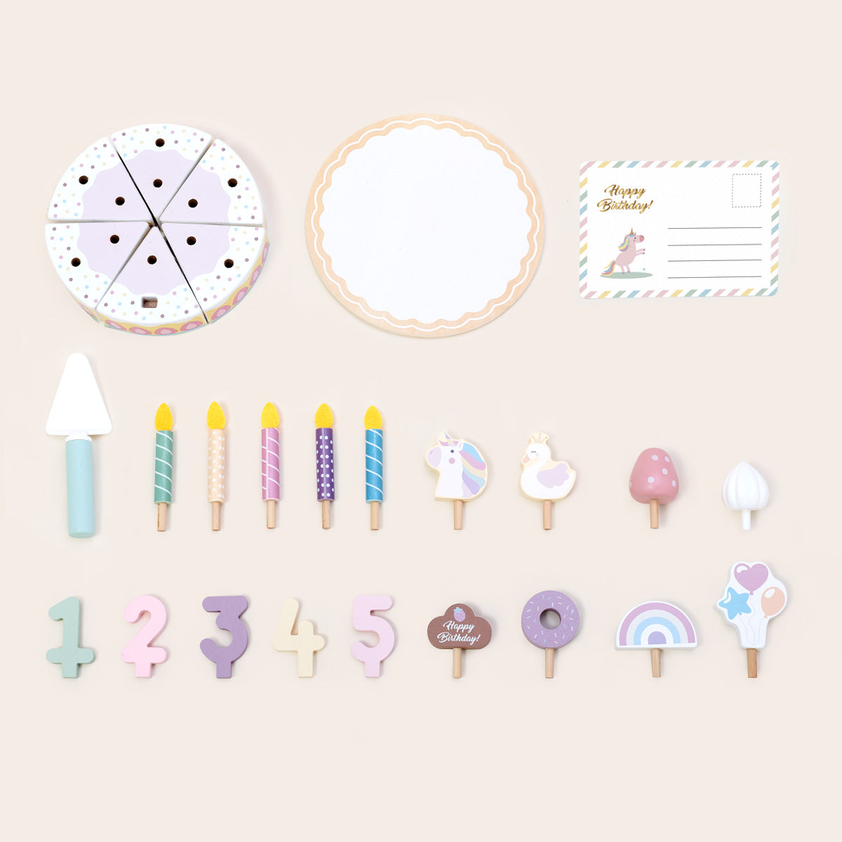 TOOKY TOY Birthday Cake Set---TP541