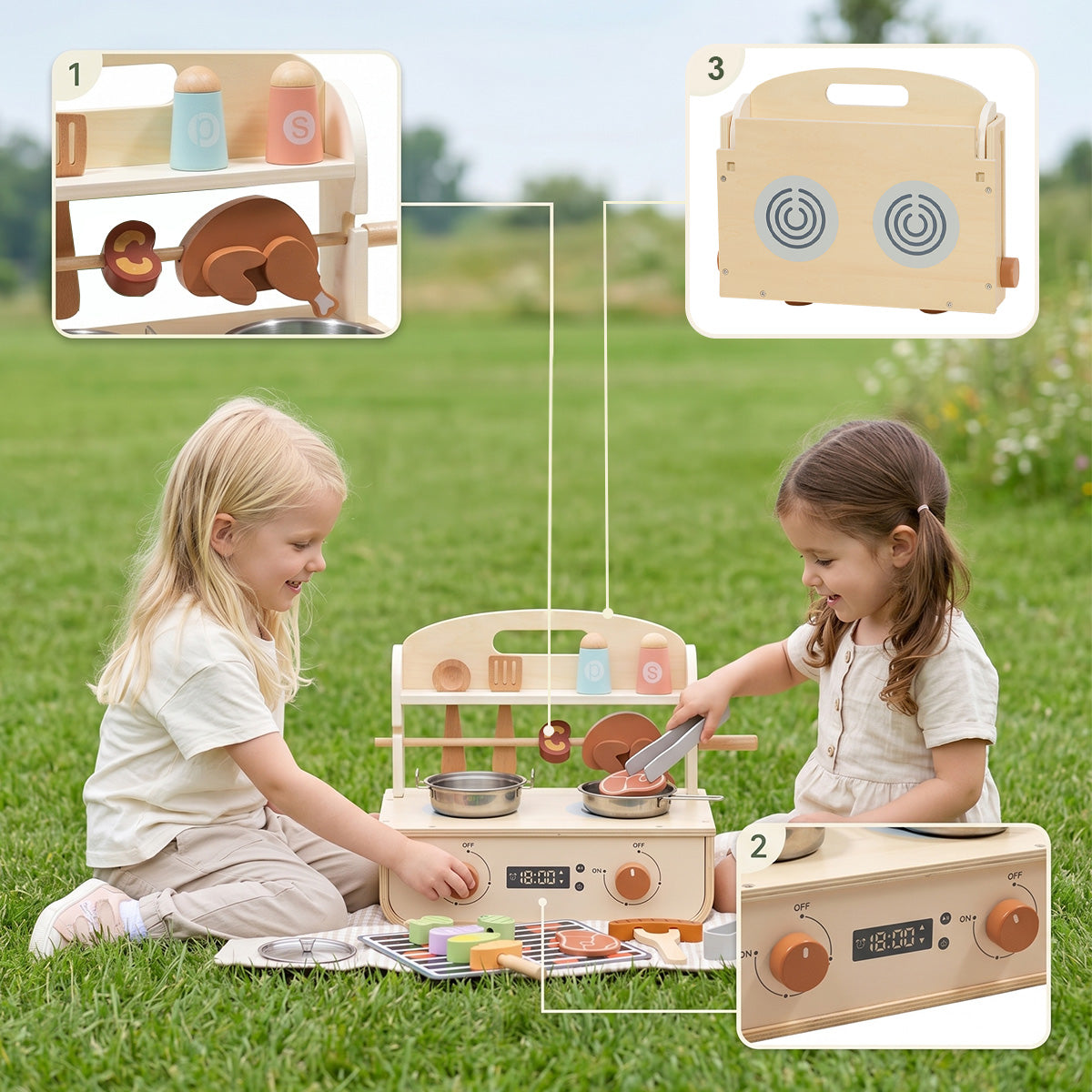 TOOKY TOY Kitchen Set---TP547