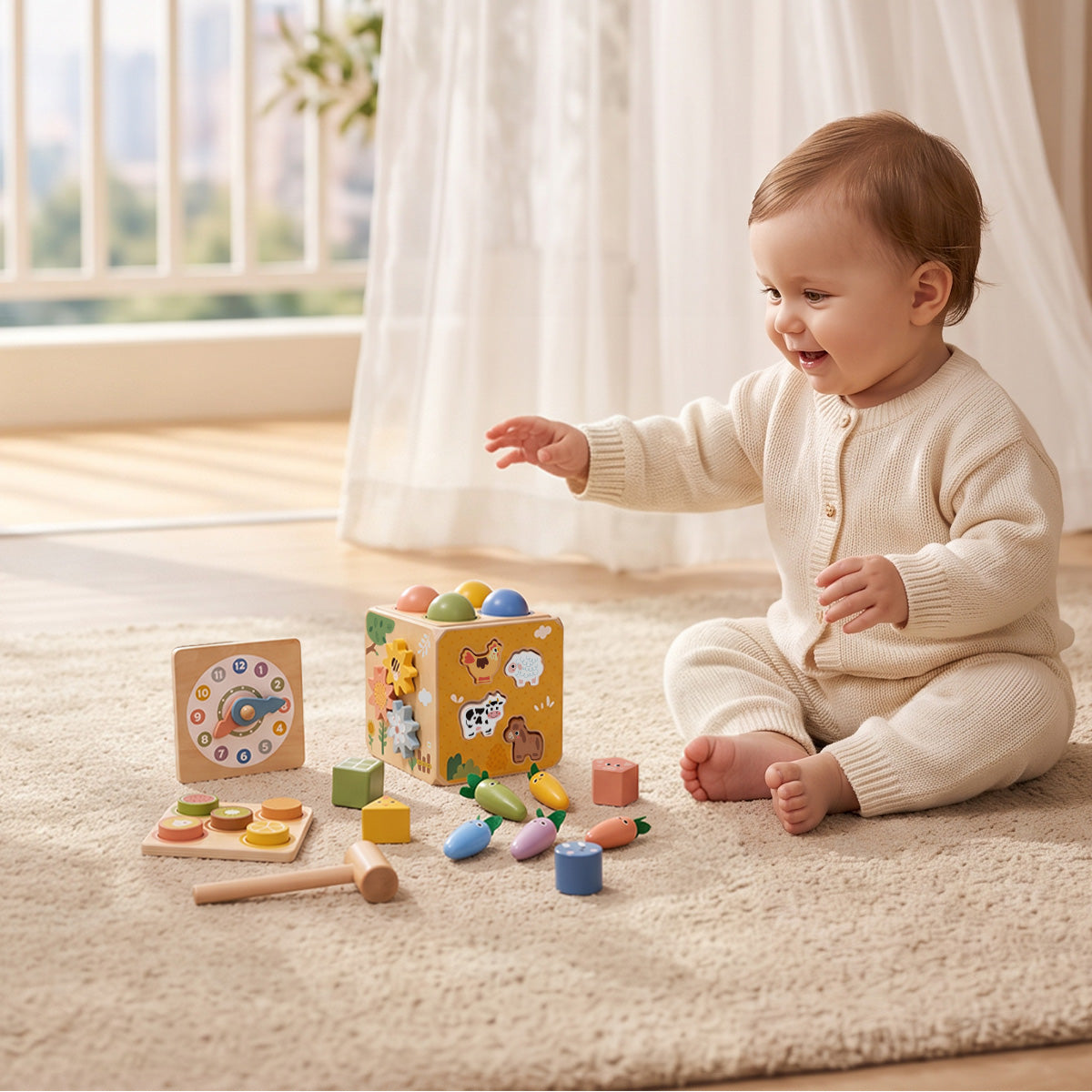 TOOKY TOY Activity Cube---TP551