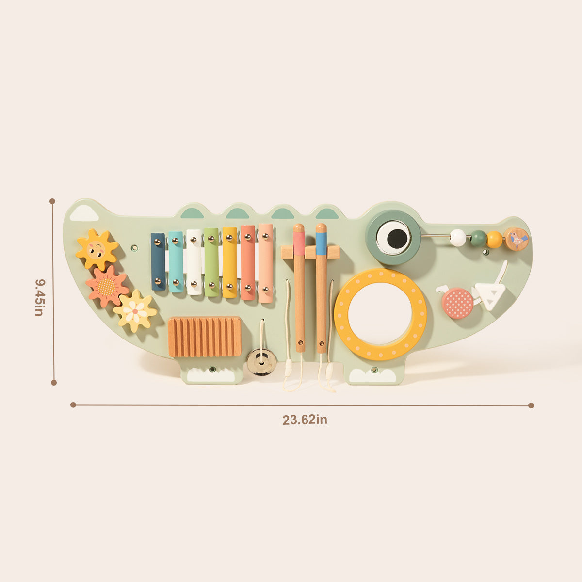 TOOKY TOY Crocodile Activity Wall---TP552