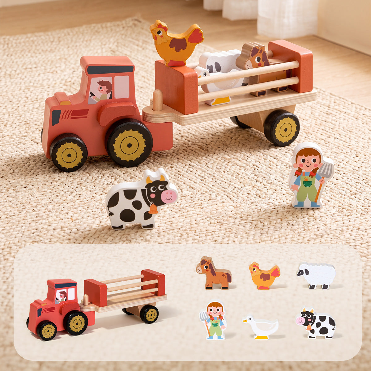 TOOKY TOY Farm Jeep---TP561