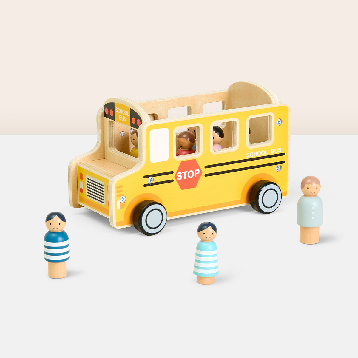TOOKY TOY School Bus Set---TP562