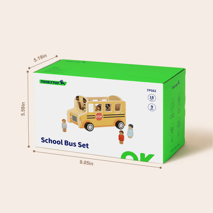 TOOKY TOY School Bus Set---TP562
