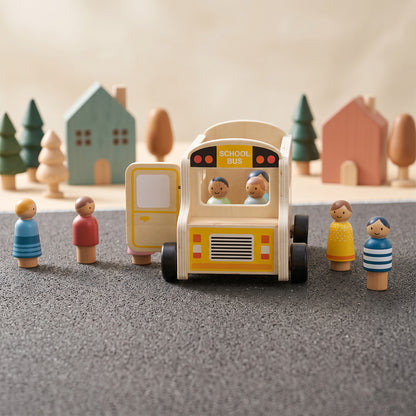 TOOKY TOY School Bus Set---TP562