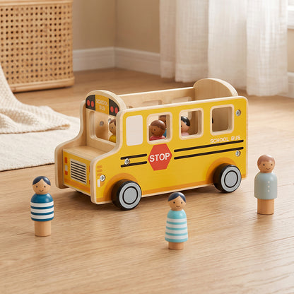 TOOKY TOY School Bus Set---TP562